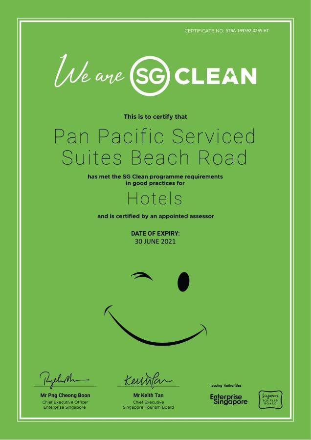 Pan Pacific Serviced Suites Beach Road, Singapour Extérieur photo